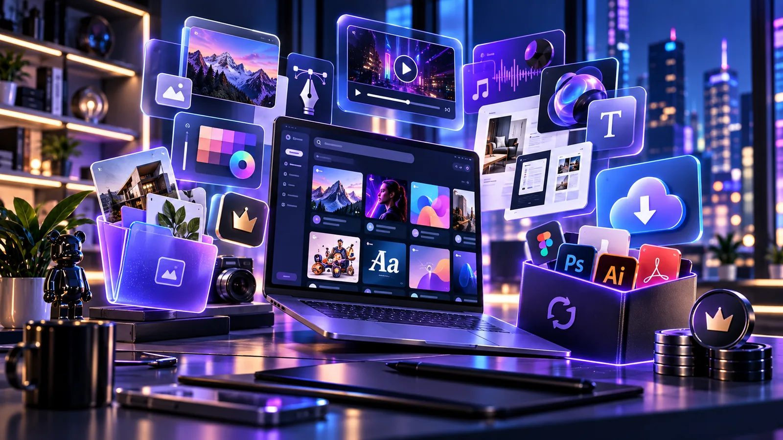 مجموعة أدوات ومنتجات رقمية